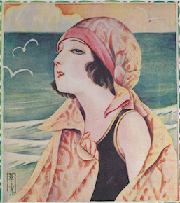 Kasho Takabatake, 'Cover for Shojo Gaho' vol. 14, no. 8, August 1925, Yayoi Museum